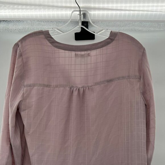 Maurices Women's Pullover Textured 3/4 Roll Tab Sleeve Top Mauve Size XS - Picture 6 of 9